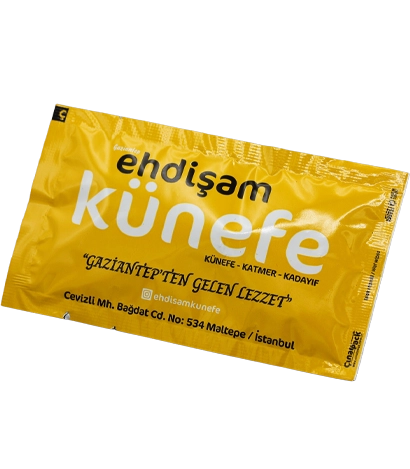 Beyaz Metalize Islak Mendil